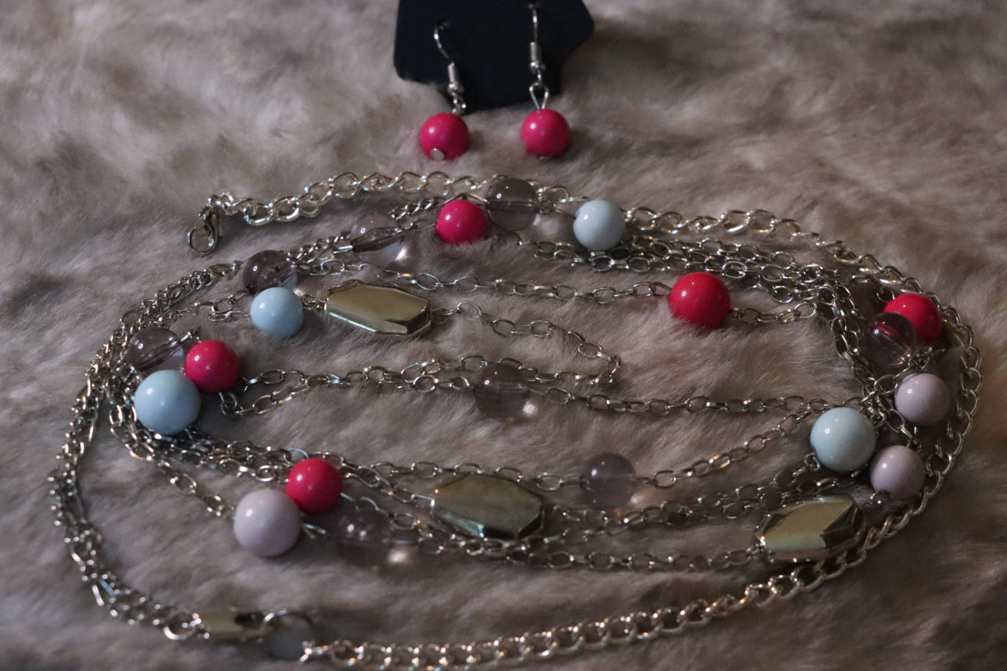 Summer Berry Chain Belt