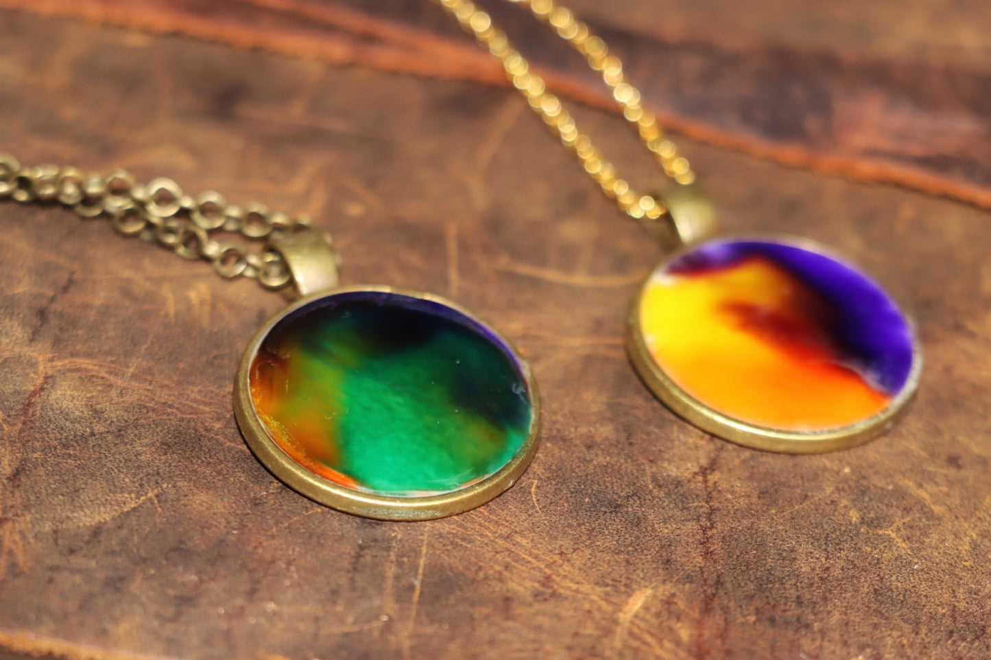 Northern Lights Amulet - being guided on your journey to desired lifetime, luck, hearing your intuition