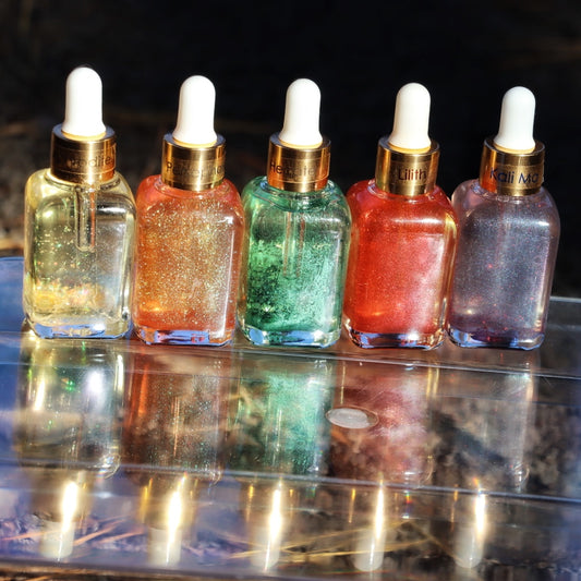 Goddess Energy - SAVE 20% - Set of 5 Parfums with Aphrodite, Lilith, Hecate, Persephone, Kali Ma