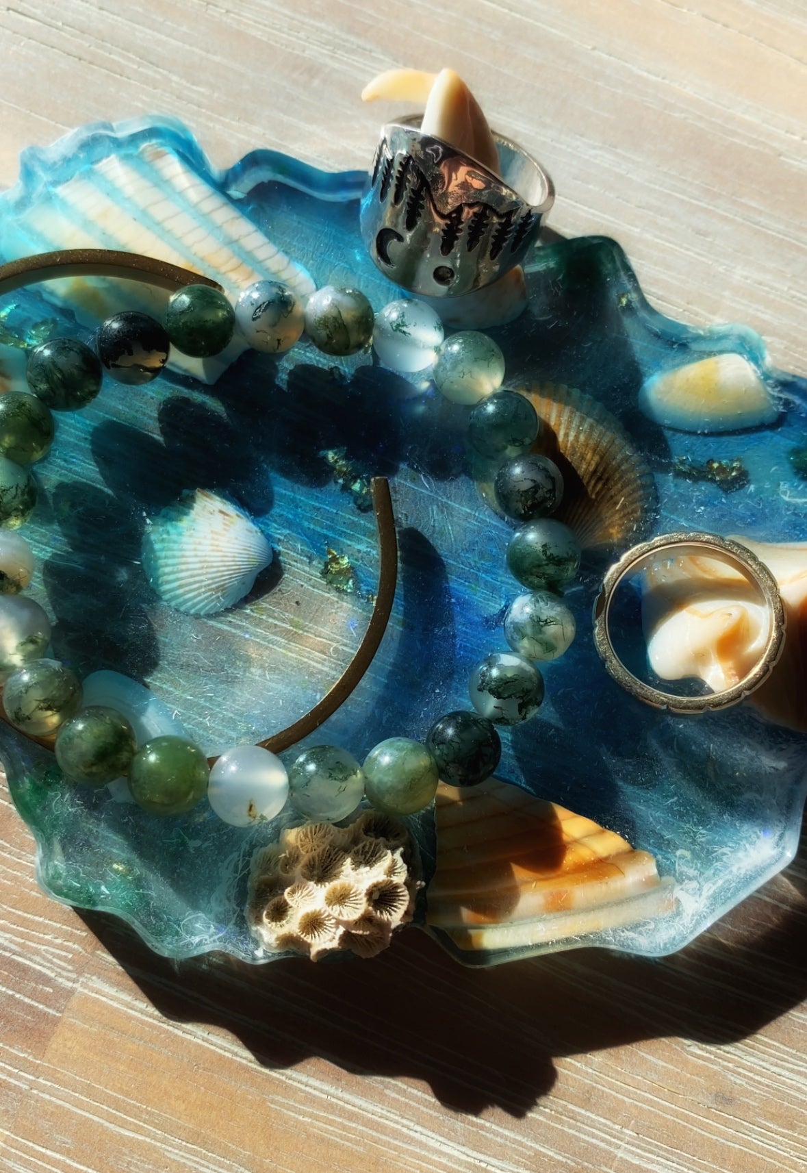 Aphrodite Altar & Jewelry Tray - energy of Goddess of Beauty