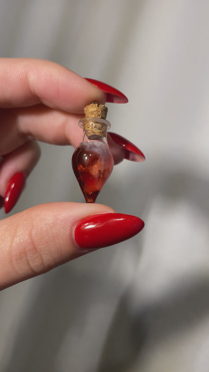 Blood&Milk vial - Dark Goddess Protection amulet